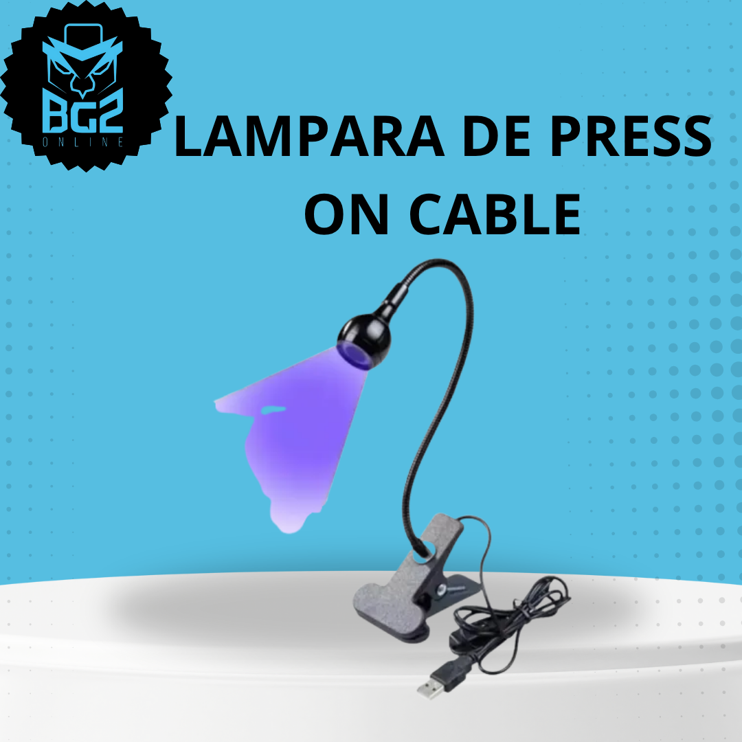 LAMPARA DE PRESS ON CABLE